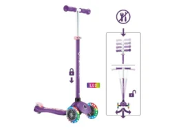 Tretroller Primo Plus Lights, mit LED-Leuchtrollen