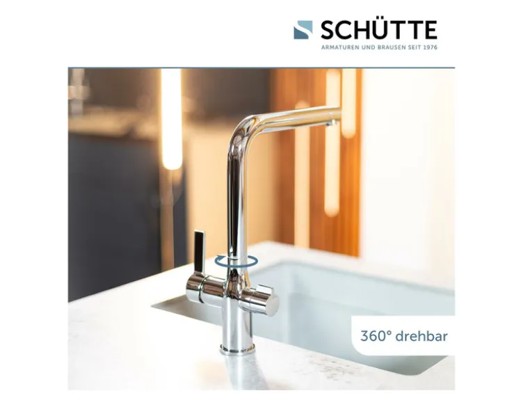 Trinkwasser-Armatur »AQUASTAR PRO« mit Filtersystem gegen Kalkrückstände und Schwermetalle