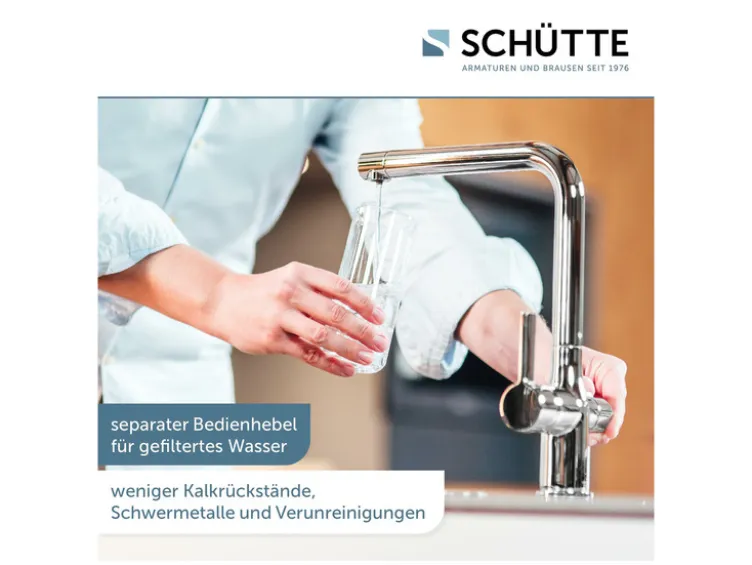 Trinkwasser-Armatur »AQUASTAR PRO« mit Filtersystem gegen Kalkrückstände und Schwermetalle