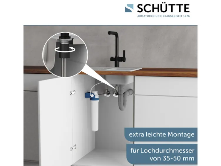 Trinkwasser-Armatur »AQUASTAR PRO« mit Filtersystem gegen Kalkrückstände und Schwermetalle