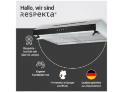 Unterbauhaube mit Glasschrim