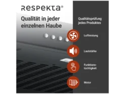 Unterbauhaube ohne Glasschrim