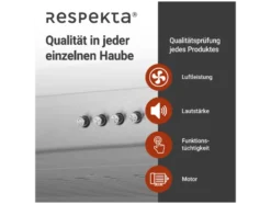 Unterbauhaube ohne Glasschrim