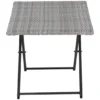 Vigo Lounge Set, aus Geflecht Mix, 4-teilig, grau