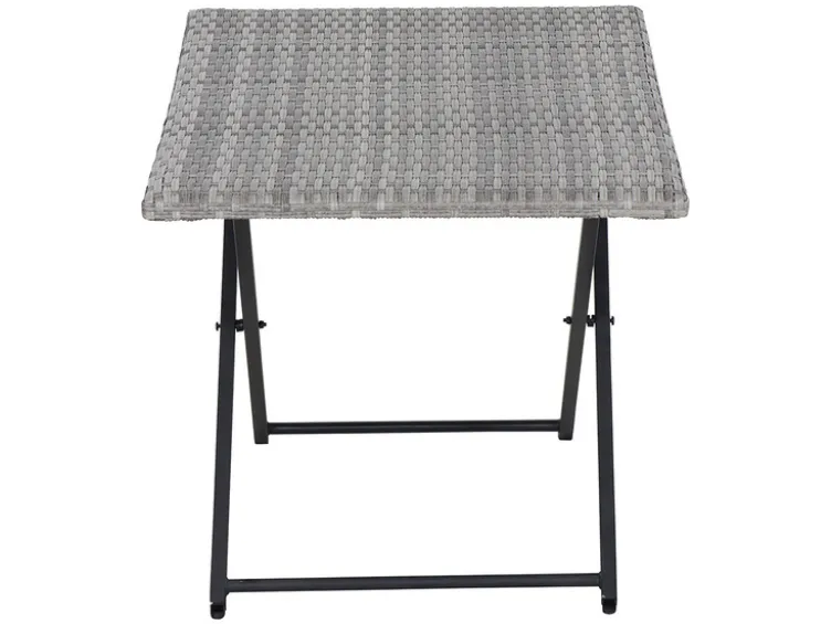 Vigo Lounge Set, aus Geflecht Mix, 4-teilig, grau