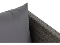Vigo Lounge Set, aus Geflecht Mix, 4-teilig, grau