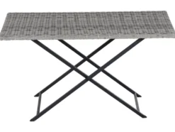 Vigo Lounge Set, aus Geflecht Mix, 4-teilig, grau