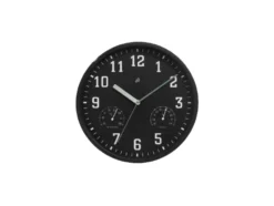 Wanduhr mit Thermo- und Hygrometer