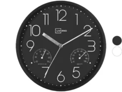 Wanduhr mit Thermo- und Hygrometer