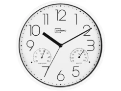 Wanduhr mit Thermo- und Hygrometer