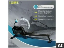 Wasser Rudergerät WP 2000 mit Kinomap