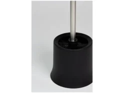 WC-Garnitur Basic Schwarz 2er Set, inklusive WC-Bürste