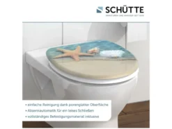 WC Sitz, mit Absenkautomatik