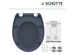 WC Sitz, mit Absenkautomatik und Schnellverschluss
