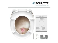 WC Sitz, mit Absenkautomatik und Schnellverschluss