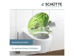 WC Sitz, mit Absenkautomatik und Schnellverschluss