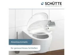 WC Sitz, mit Absenkautomatik und Schnellverschluss