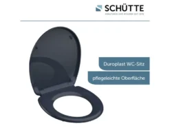 WC Sitz, mit Absenkautomatik und Schnellverschluss