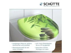 WC Sitz, mit Absenkautomatik und Schnellverschluss