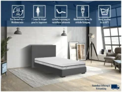 Wendematratze Smart HS 2 in 1 Duo Härtegrad H3 und H4