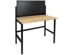 Werkbank, klappbar, B 121 x H 142 x T 65 cm