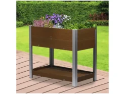 WPC Hochbeet »Square«, 91 x 50 x 81 cm, braun