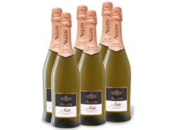 6 x 0,75-l-Flasche Weinpaket Allini Asti DOCG mild, Schaumwein