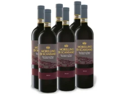6 x 0,75-l-Flasche Weinpaket Morellino di Scansano DOCG trocken, Rotwein