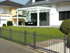 Zaun-Anbauset Chaussee, zum Einbetonieren