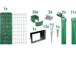 Zaun-Set Fix-Clip Pro®, mit Bodenhülse