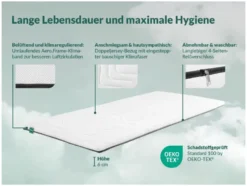 7-Zonen-Hybridschaum-Topperauflage »fan Flex Side Clima«