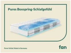 7-Zonen-Taschenfederkern-Matratze »Sweet Dream XXL«, mit Gelschaum-Topper